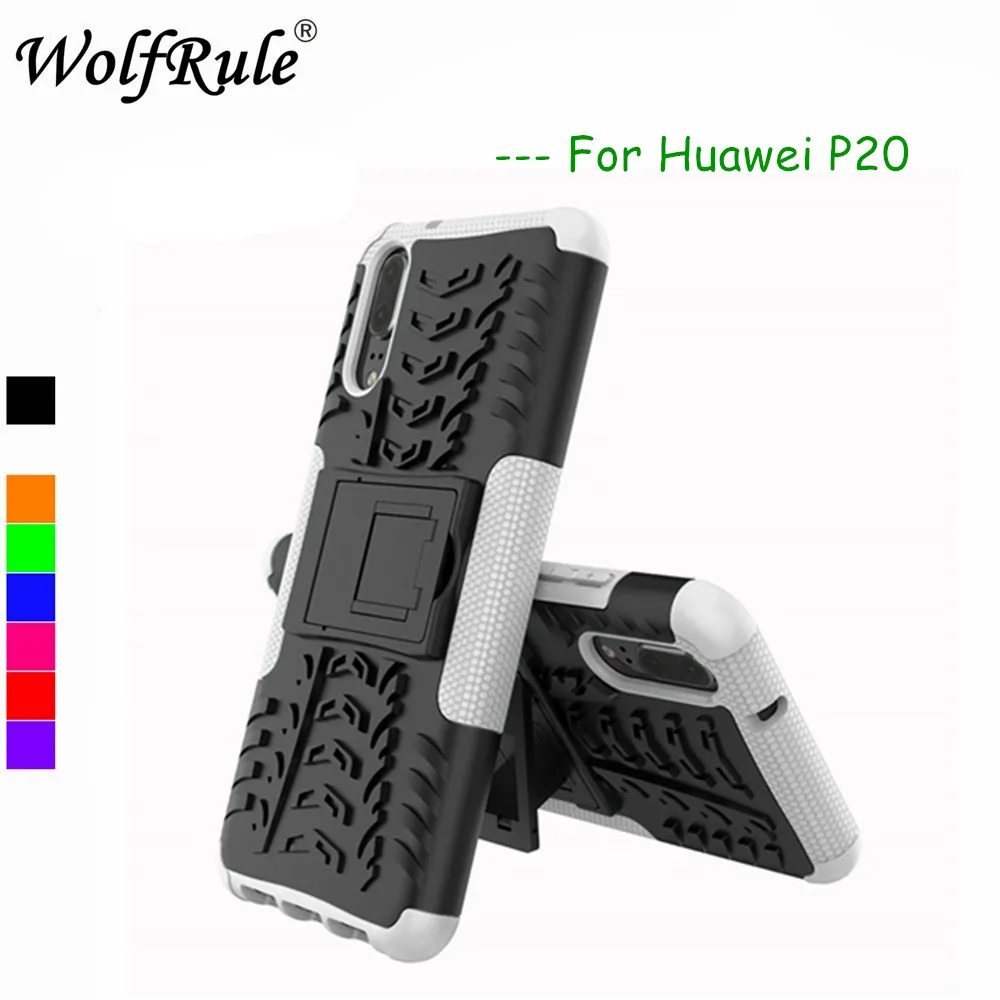 

WolfRule Huawei P20 Cover Dual Layer Armor Back Case For Huawei P20 Case For Huawei P20 Accessories Phone Bag 5.8"