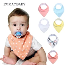 Egmaoaby/1 шт./лот; детские нагрудники для девочек и мальчиков; бандана; Слюнявчики для младенцев; Слюнявчики; Детские аксессуары; babador; baberos bebes