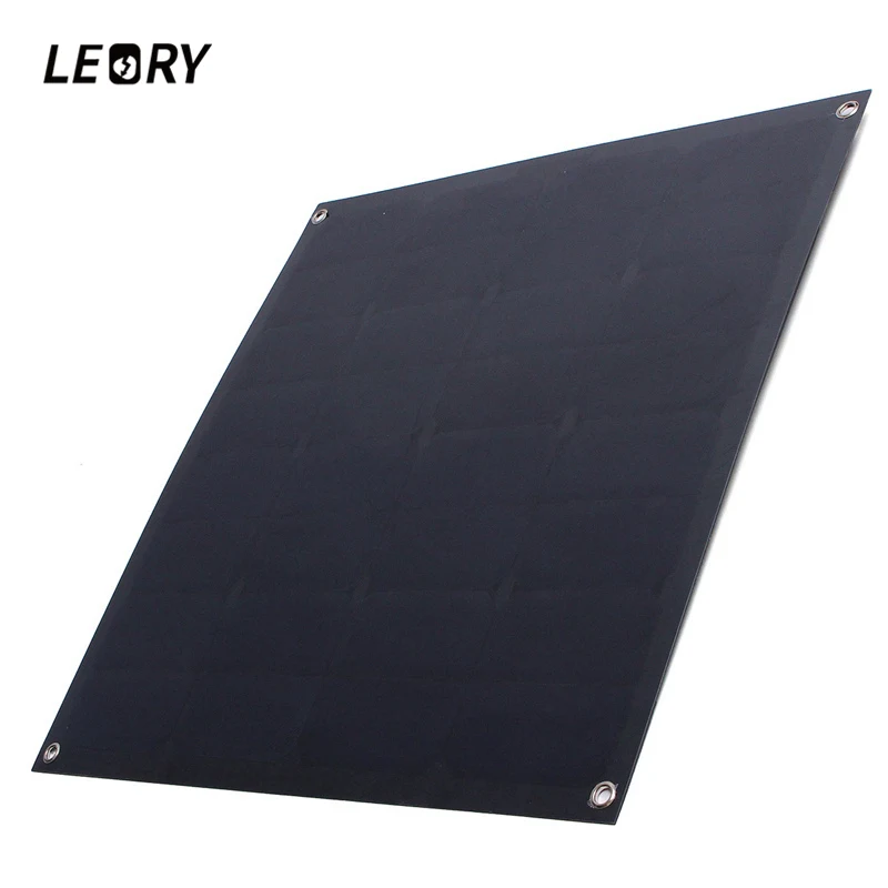 

LEORY SP-16 50W 18V Solar Panel Monocrystalline Flexible Black Sunpower Battery Charger For Boat Caravan Camping Ourtdoor