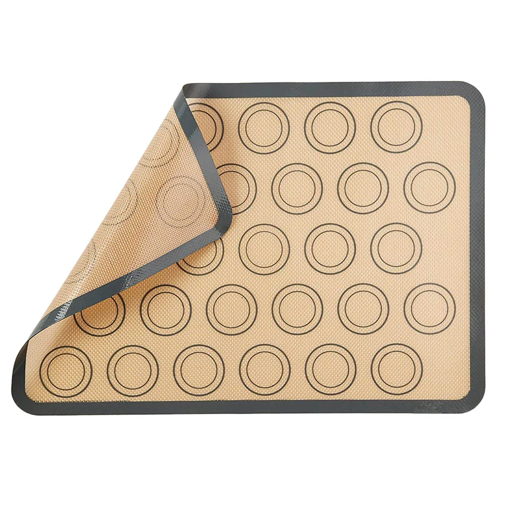 1 шт Силиконовая выпечка пирожных макарон коврик антипригарный хлебобулочные листы Инструменты для выпечки антипригарная поверхность H99F