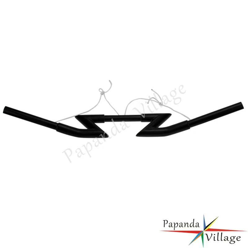 Papanda Мотоцикл Матовый Черный 1 &quotZ Bars руль Drag Bar на заказ для Harley Softail Dyna XL Sportster Chopper