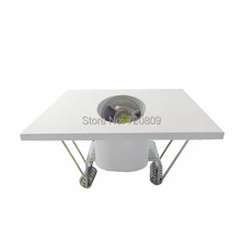 10 шт./лот, 3 Вт, светодиодный, квадратный, белый, окрашенный, для лестницы, настенный, угловой, внутренний светильник, теплый белый, AC85-265v