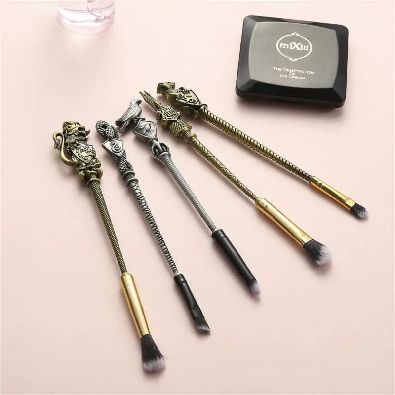 Хогвартс Гриффиндор Magic Stick Косплэй косметический ЩЕТОЧНЫЕ аксессуары реквизит леди Для женщин девочка мультфильм макияж Красота инструмент подарки к празднику