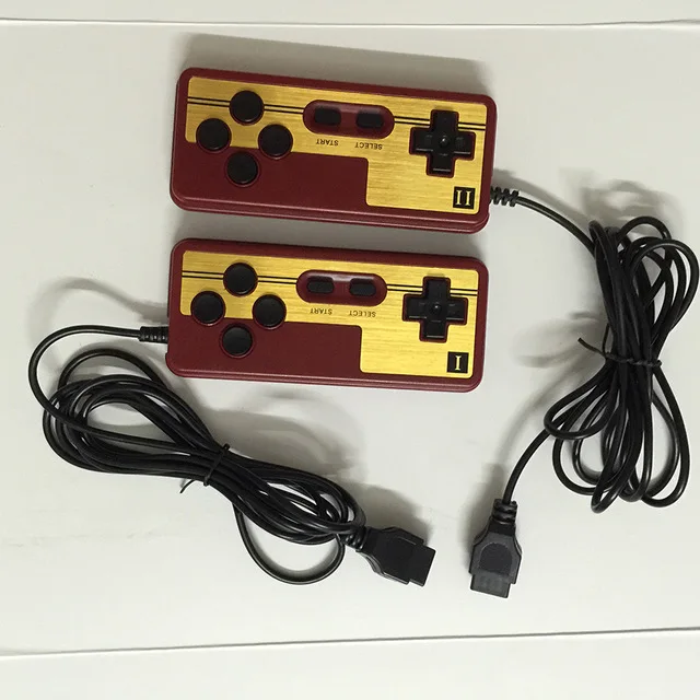 

1/2pcs Gamepads 9 Holes Backup Game controller For 8bit TV game player wire length 1.8m Game Joypad Free shipping