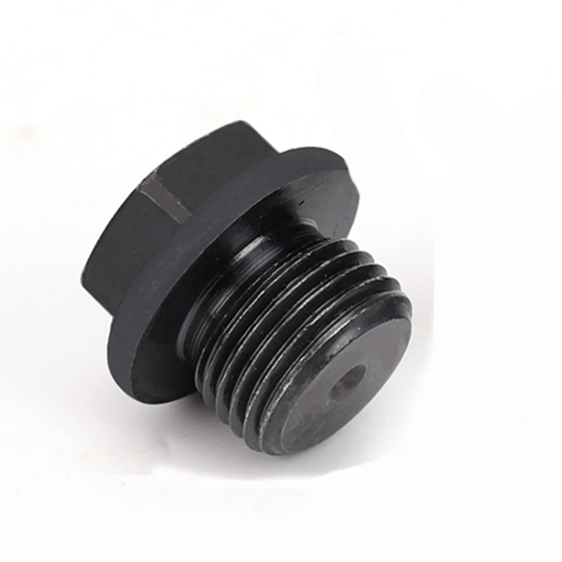 M8 M10 M12 M14 M16 M18 M20 M22 M24 Metric Male Carbon Steel End Plug With Flange Hex Head Hydraulic pipe fitting hose pipe fitting pipe plug