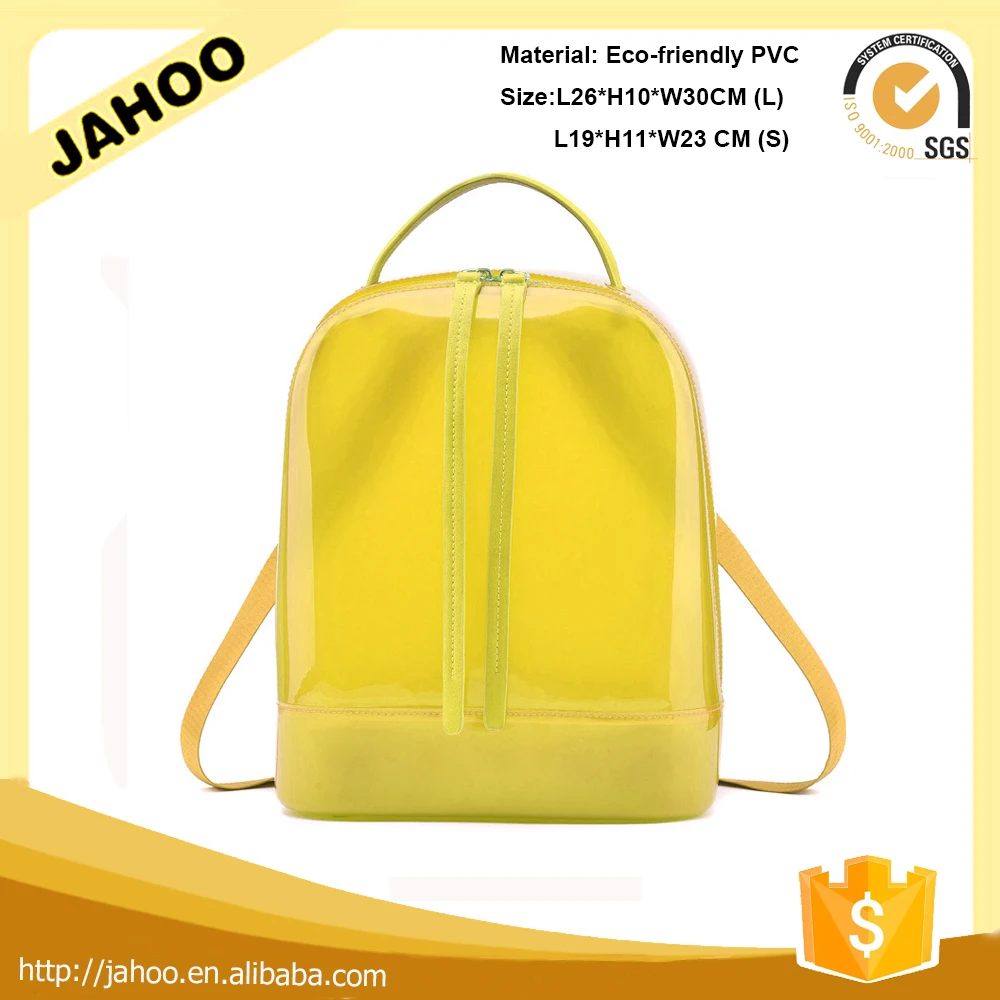 Unique Teenager Girl s Favorites Jelly Backpack Candy Color Backpack Transparent Silicone Wateproof School Backpack Bags