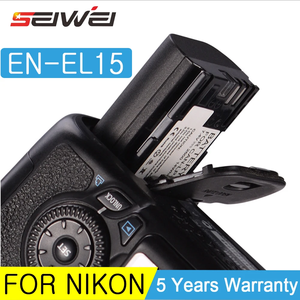 Аккумулятор для Nikon аккумулятор цифровой камеры EL15 D7000 D810 ENEL15 EL15A + зарядное