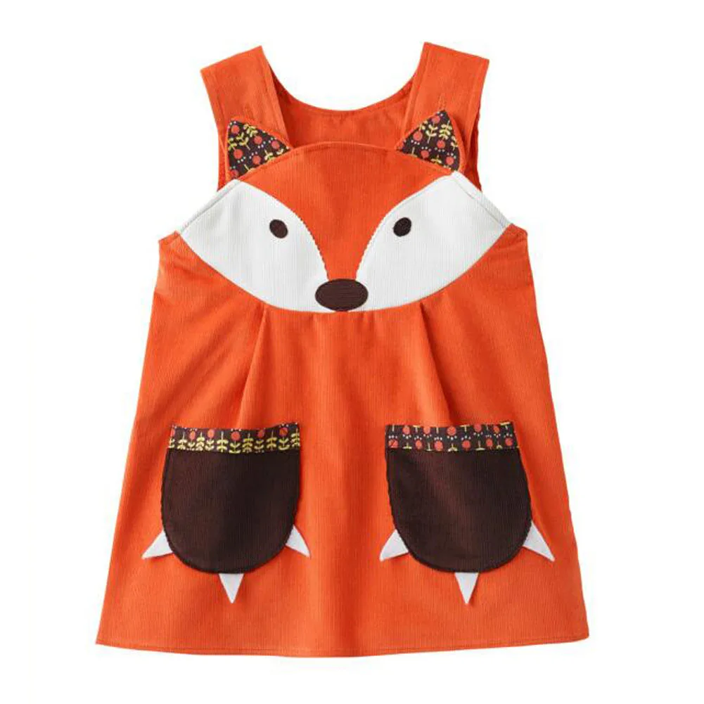 1 5Years Lovely Kids Baby Girls Cotton Animal Party Tutu Dress Outfits