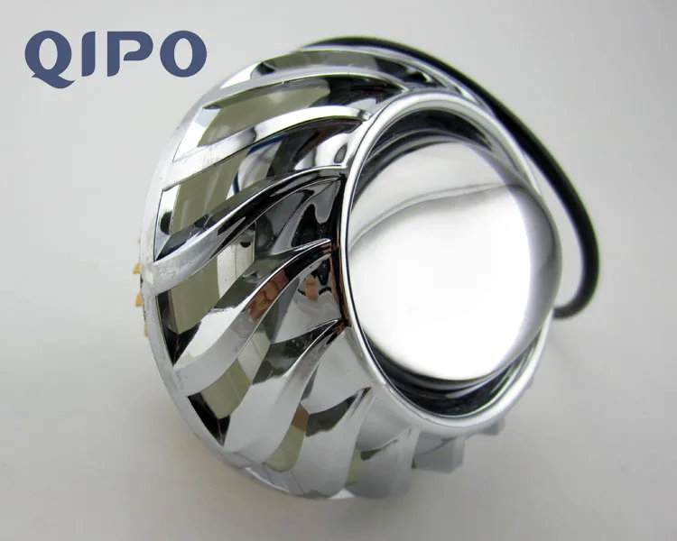 Светодиодный головной фонарь QIPO для мотоцикла 20 Вт фара angel devil eye