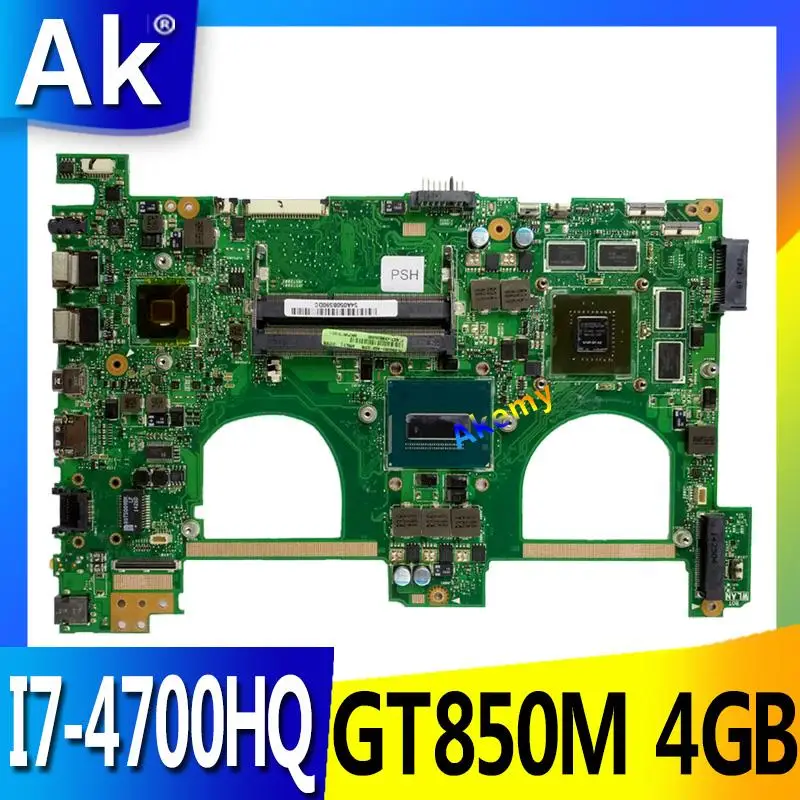 AK I7-4700HQ GTX850M 4 Гб N550JK материнская плата для ноутбука ASUS N550J N550JK N550JV Q550JV материнская плата N550JX материнская плата