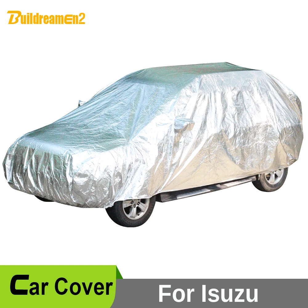 

Buildreamen2 Car Cover Outdoor Sun Shade Snow Hail Rain Dust Scratch Protective Cover Waterproof For Isuzu Ascender Hombre Rodeo
