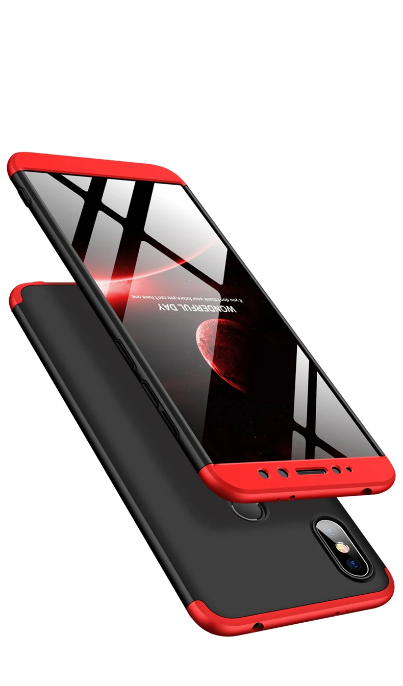 Xiaomi Redmi S2 Case 360 Degree Full Body Cover Case For Xiaomi Redmi S 2 Shockproof Case with Tempered Glass for red mi s2 xiaomi leather case case