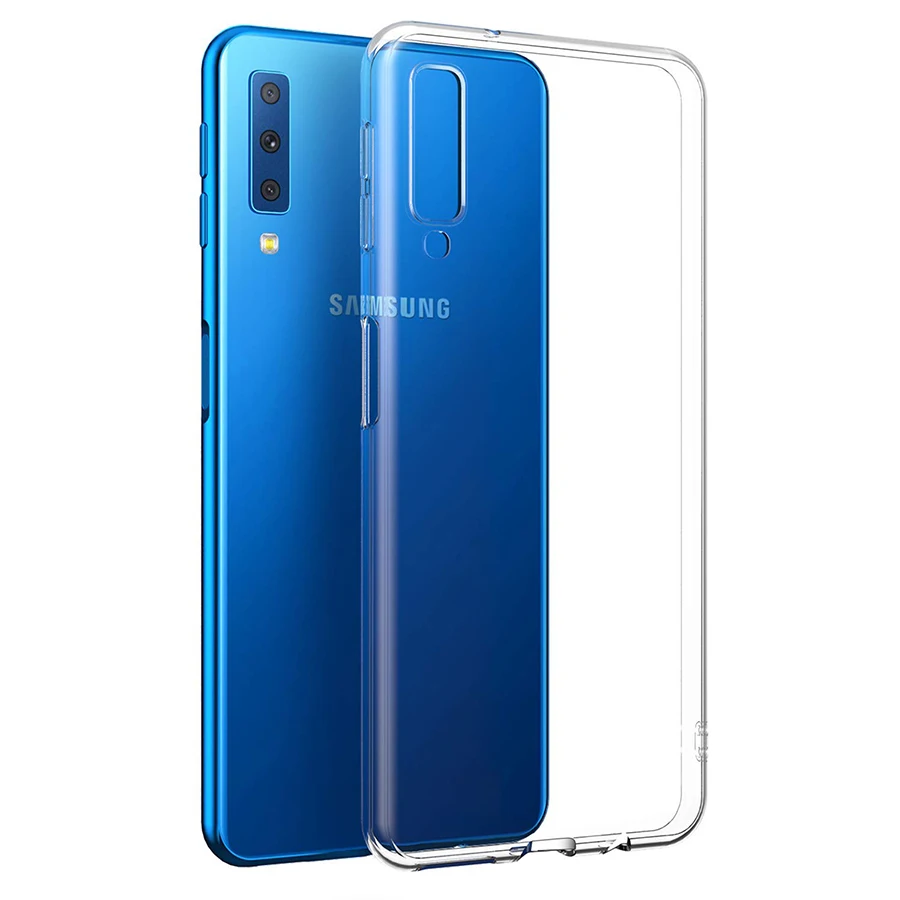 

TPU Case for Samsung Galaxy A7 A9 2018 Soft Silicone Cover for Samsung GalaxyA9 GalaxyA7 Phone Case Back Coque Anti-knock