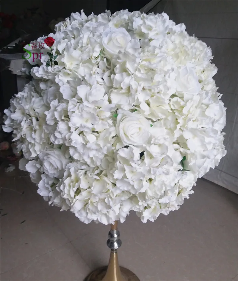 SPR shipping-10pcs/лот Искусственные Свадебные центральные украшения для свадьбы с искусственным цветком искусственные гортензии для свадьбы - Цвет: 30cm