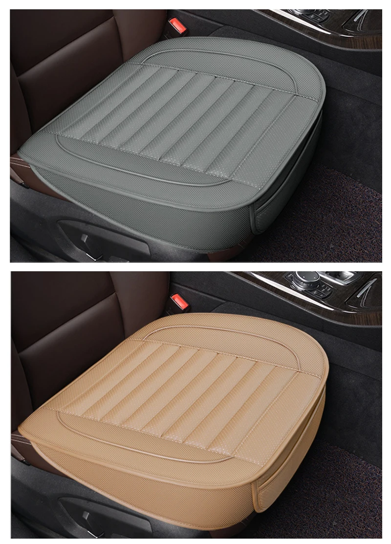 Automobiles Seat Cover Auto Accessories PU Leather Interior Car Seat Cover Four Seasons Universal Protector Storage Seat Cushion