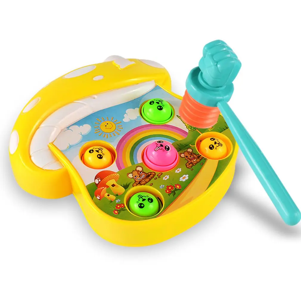 

Electric Music Hamsters Children Early Education Puzzle Knocking Hamster Game Machine Toy Parent-Child Interaction