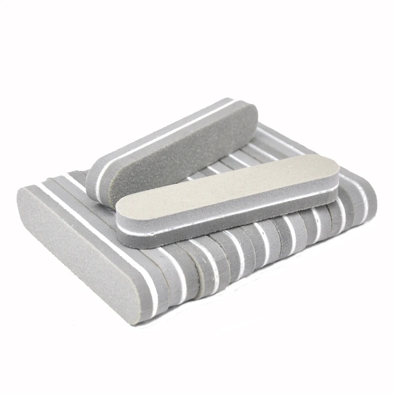 

10pcs Nails Accessoires Professional Nail Art Tools Sanding Files Buffer Gray Small Sponge Manicure Sets disposable Nail File