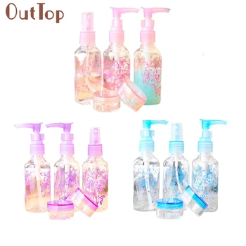 

Mini 5PCS Travel Camping Perfume Lotion Cream Empty Bottle Sample Holder Aug8