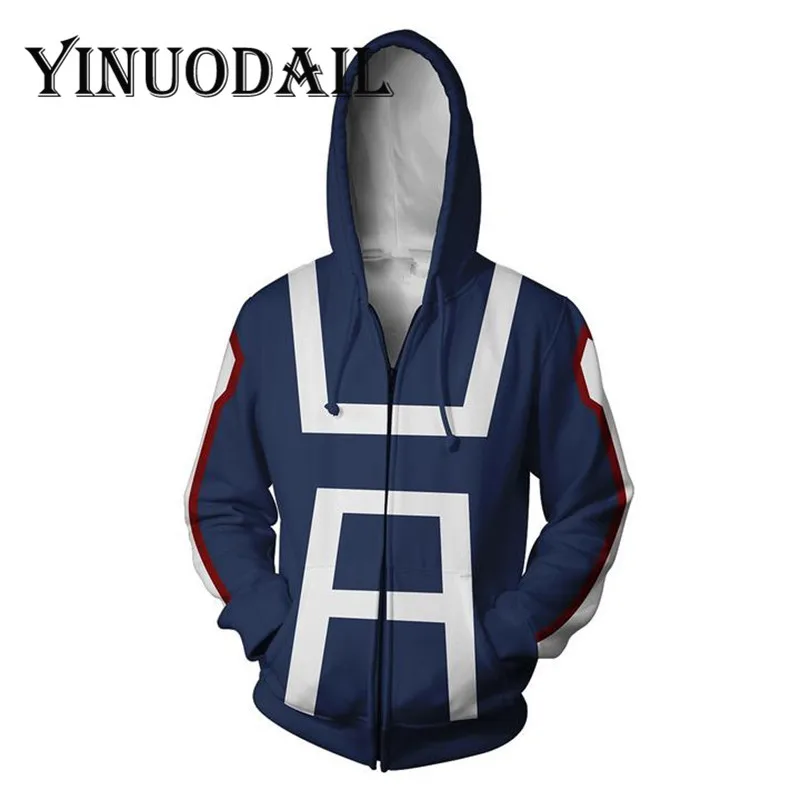 Fans Wear My Hero Academia Hoodies - Ochaco Uraraka Boku No Hero Academia Zip Up Hoodie