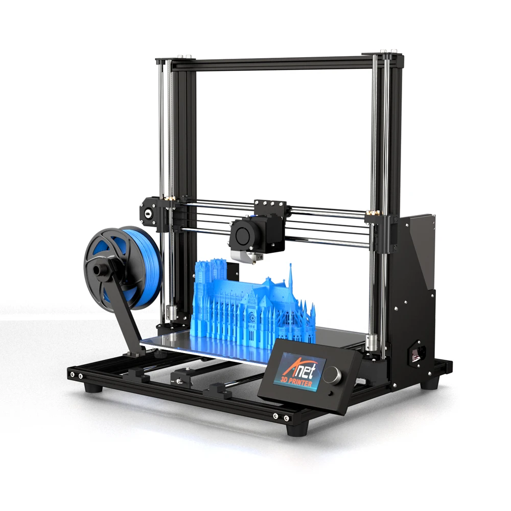 Anet A8 Plus обновленный Reprap i3 Новое поступление DIY 3d Принтер Комплект 300*300*350 мм размер печати стекло сборка платформенная impresora 3d