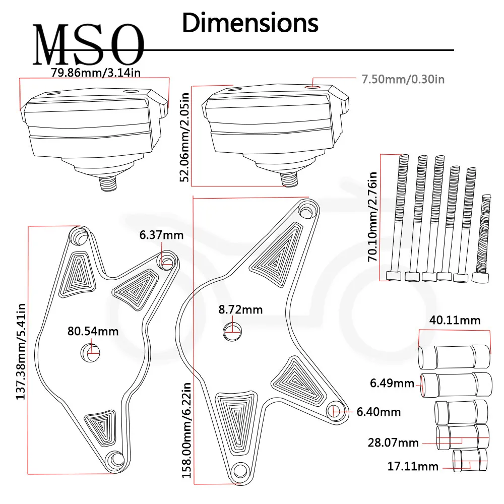 CNC рамка Ползунки Краш Pad крышка защита от падения для Honda CBR1000RR 2008- CBR 1000RR защита от падения подставки