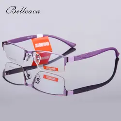 Bellcaca зрелище рамки для женщин очки для работы за компьютером близорукость оптический рецепт очки для очки с прозрачными линзами BC613