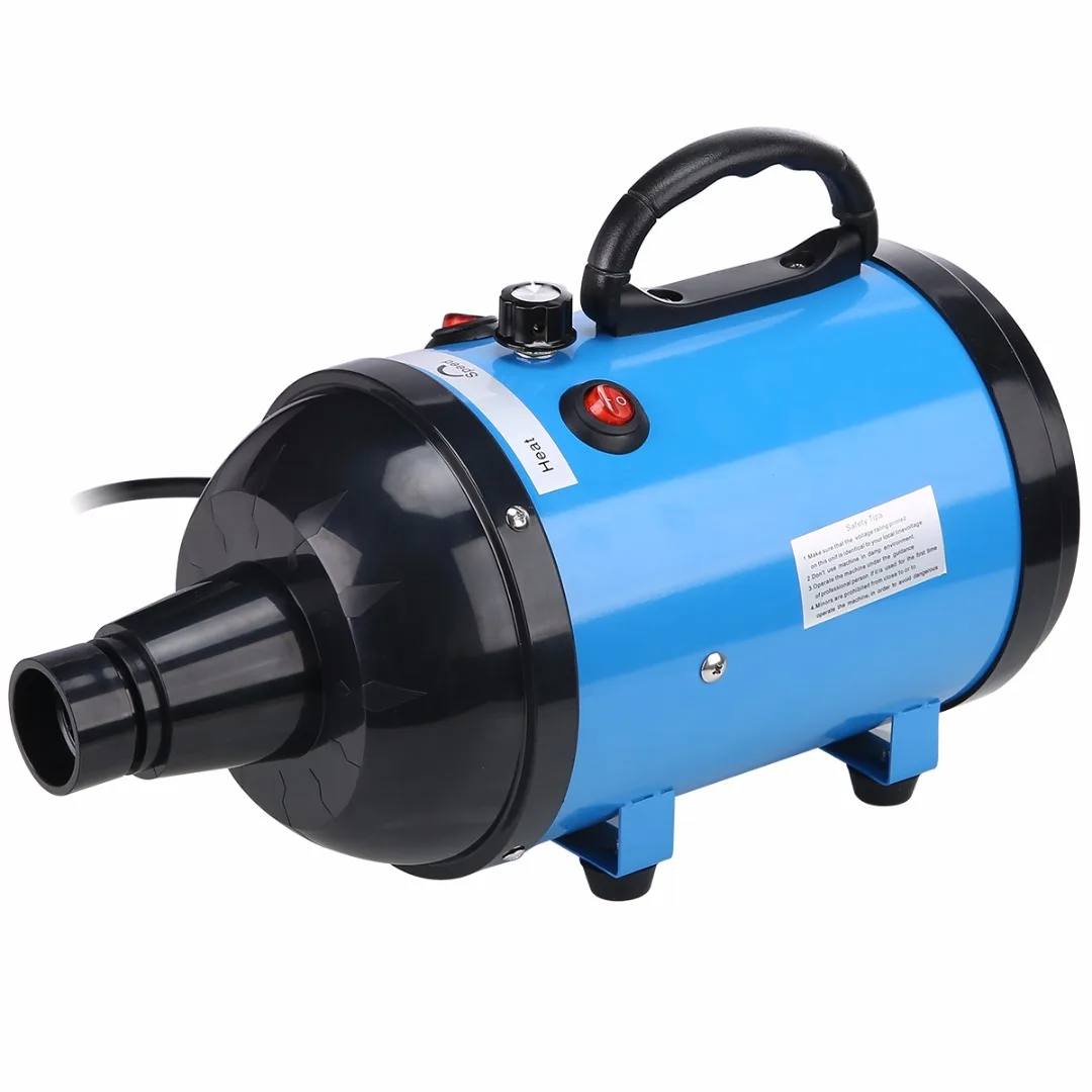 2800W Dog Grooming Dryer Variable Speed / Heat Pet Dog Cat Grooming Hair Dryer Blower Low Noise 5 Color