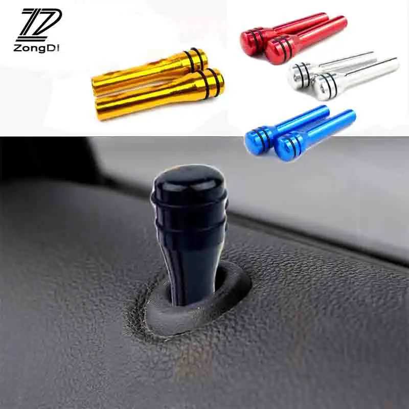 

ZD 2Pcs Automobiles For Alfa Romeo 159 BMW E46 E39 E36 E90 Audi A3 A6 C5 A4 B6 B8 A8 Car Metal Door Pin Lock Knob Lift Covers