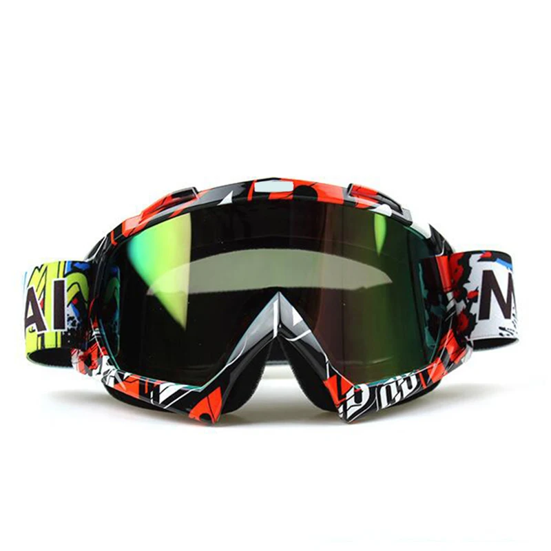 جديد 28 ألوان مكافحة الضباب نظارات التزلج الرجال النساء العلامة التجارية على الجليد موتوكروس نظارات الثلوج التزلج نظارات مكافحة الضباب الري...