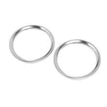 2 * ABS Delantero De La Puerta Superior de Altavoz Anillo de Ajuste de la Cubierta Para El Descubrimiento de Land Rover Sport 2015 2016 2017