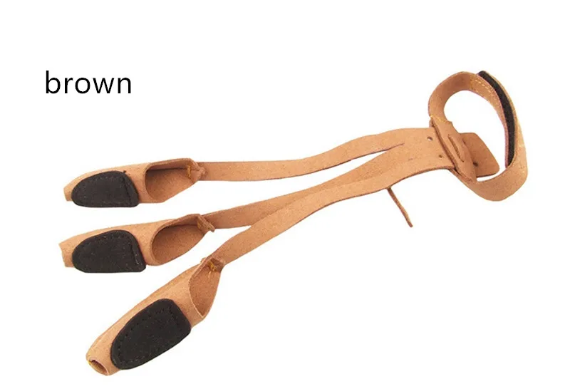 PG04 Pellor Archery Three Finger Shooting Protective Gear Pull Bow Arrow Archery Shooting Glove  (12)