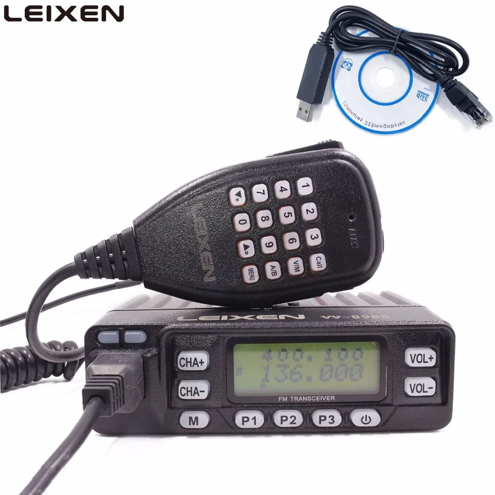 Автомобильный радиоприемник LEIXEN VV 898 25W Dual band 144/430MHz Мобильный приемник