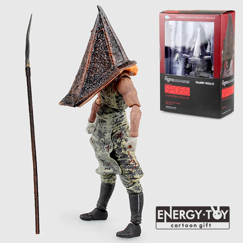 SP055 Figma тихий холм 2 Пирамида голова красная вещь ПВХ фигурка Модель Кукла 7