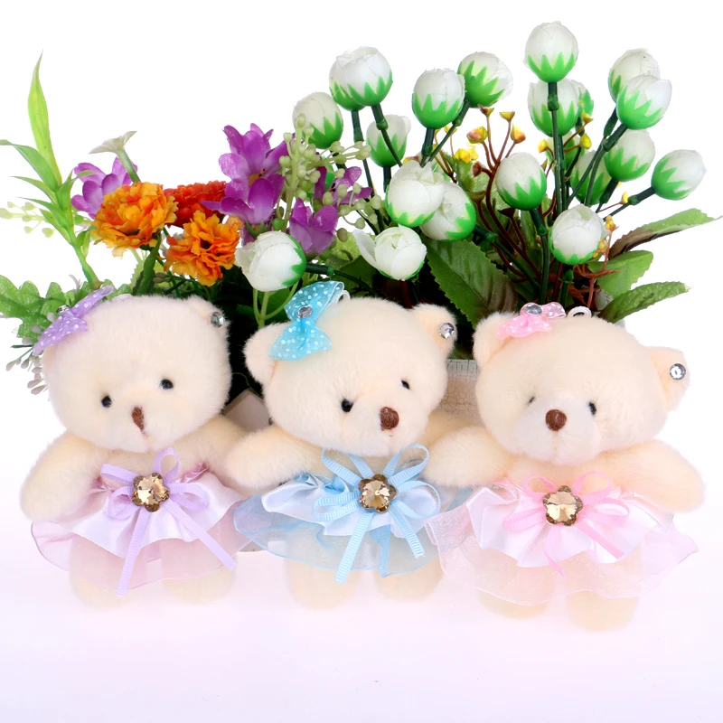 

Toys for girls cute lovely teddy bear plush toys doll kid doll flower bouquets bear For Christmas Gift doll cute bears