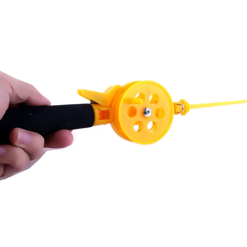 HENGJIA 5pcs 34cm hard mini ice fishing rods fly pike carp trout catfish isca pesca accessories