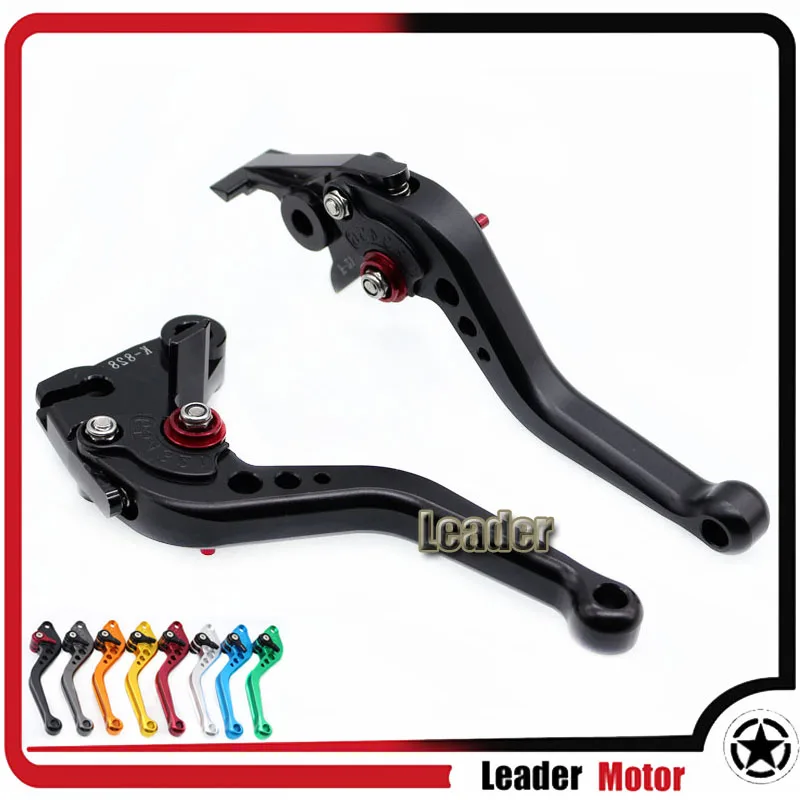 

For KAWASAKI ZX-10R 2004-2005 ZZR 600 2005-2009 ZX-12R ZX12R 2000-2005 Motorcycle Accessories Short Brake Clutch Levers Black