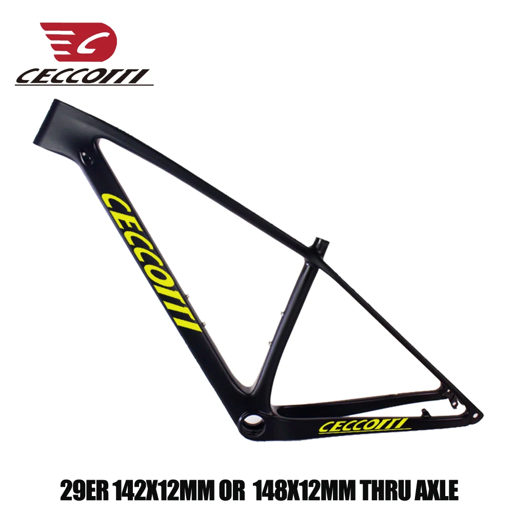 Ceccotti карбоновая рама для велосипеда quadro carbono colnago 29er 142*12 мм/148*12 мм углеродная горная рама