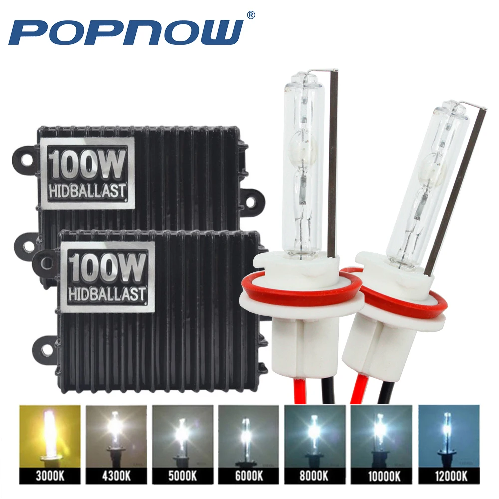 75W/100W HID Xenon Conversion Kit H1 H3 H7 H11 HB3 HB4 Single Xenon