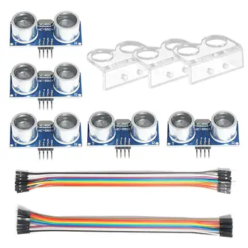 

Ultrasonic Sensor Module HC-SR04 Distance Sensor with Mounting Bracket for Arduino UNO Mega R3 Mega2560 Rapsberry Pi 3