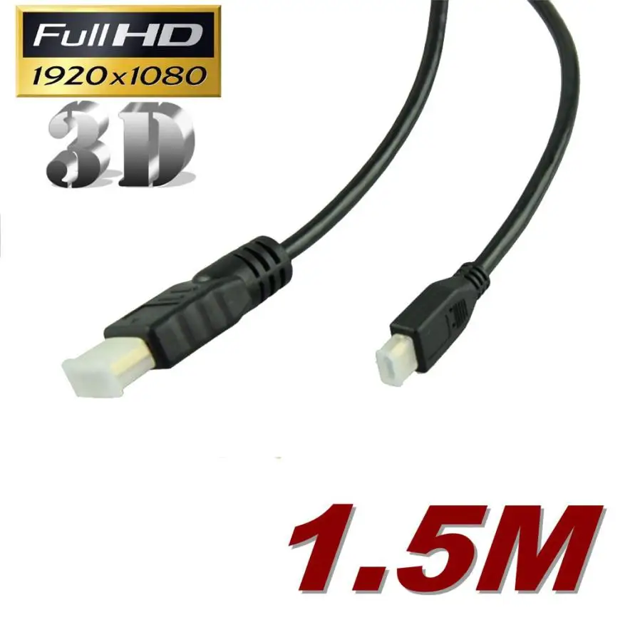 HIPERDEAL цифровые кабели аудио видео кабель 5 футов/1 м HDMI высокоскоростной для CCTV