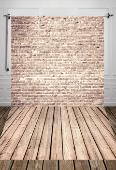 

5X7ft(1.5x2.2M) retro photography backdrop vintage brick wall print photography background for festival decoration D-2501