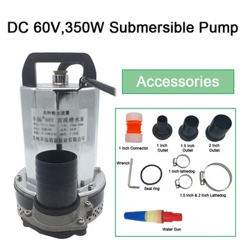 

DC 60V Submersible Well Water Pump 350W Irrigation Pump,Farm & Ranch, Solar & Battery Energy