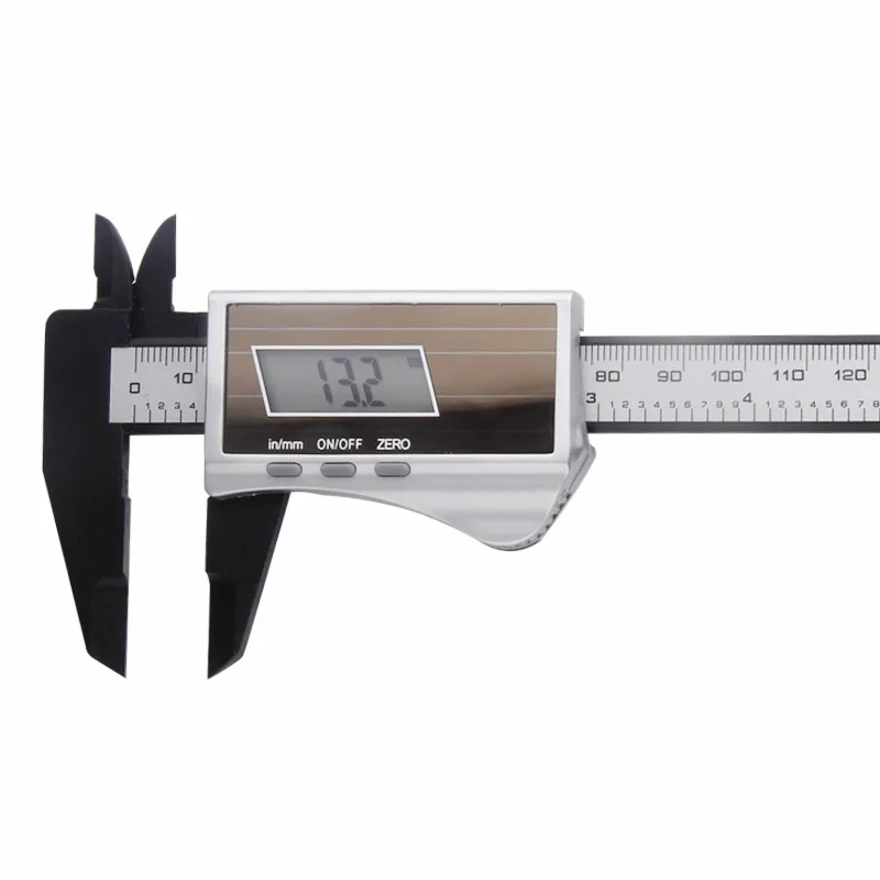 

Solar Digital Caliper 0-150mm Carbon Fiber Vernier Caliper Measuring Tools For jewelry Magnetic Objects And Charged Object
