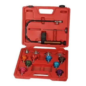 

14pcs Car Water Tank leak detector Universal Radiator Pressure Tester Kit Vehicle