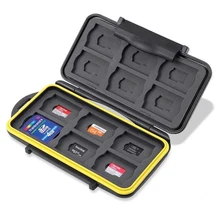 Жесткий водонепроницаемый ударопрочный протектор карты памяти Чехол держатель 24 слота для SD SDHC SDXC и Micro SD TF