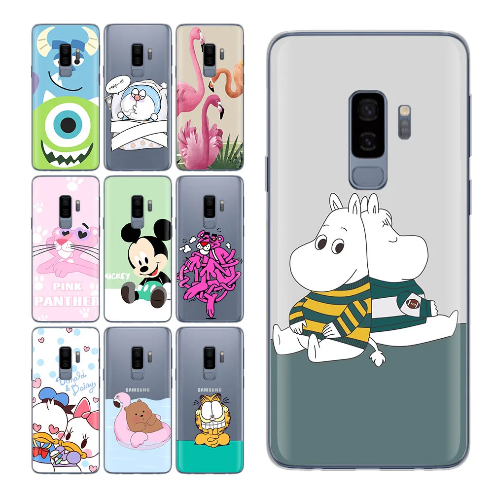 

For Samsung Galaxy S9 case Cute Bear Pink Cat for S9 Case Cute Duck case for Funda Samsung Galaxy S9 S7 edge S8 Plus S8 S9 Cpque