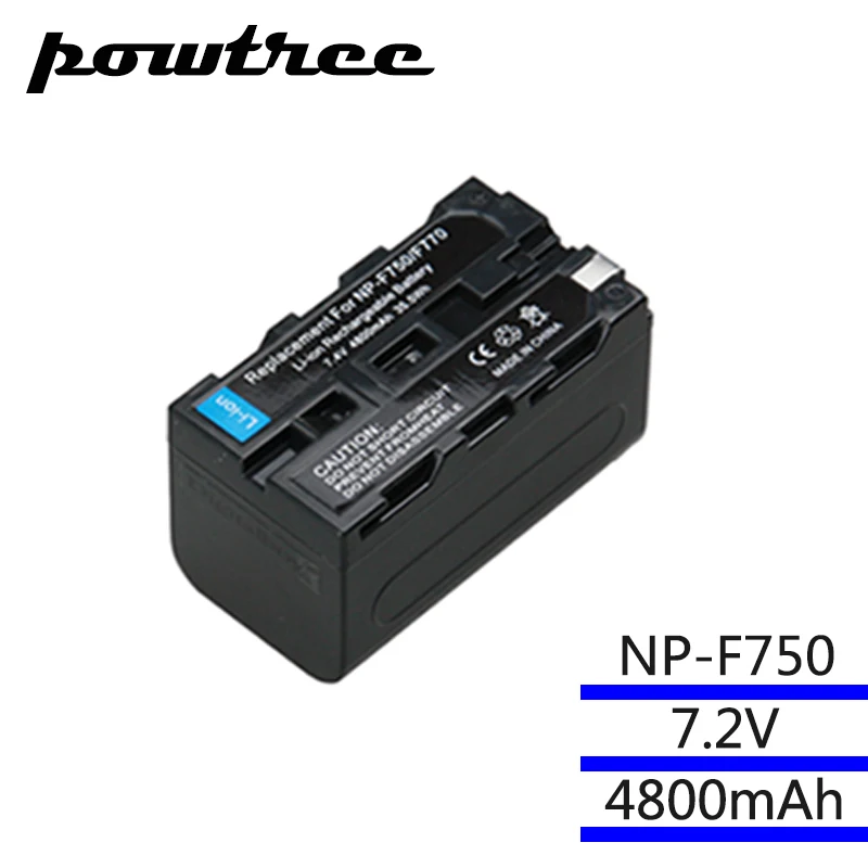 7 2 V 4800mAh литий-ионный NP-F750 NPF750 NP F750 F730 F770 батарея для Sony NP-F770 CCD-TRV58 TRV110K TRV26E HVR-Z1 V1J z1 |