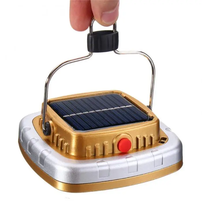 Lanterna de Acampamento Caminhadas ao ar Livre do Jardim Luz de Emergência para Caminhadas Usb Recarregável Levou Solar Lâmpada Tenda ao ar 14 Led lanterna de acampamento solar usb recarregável