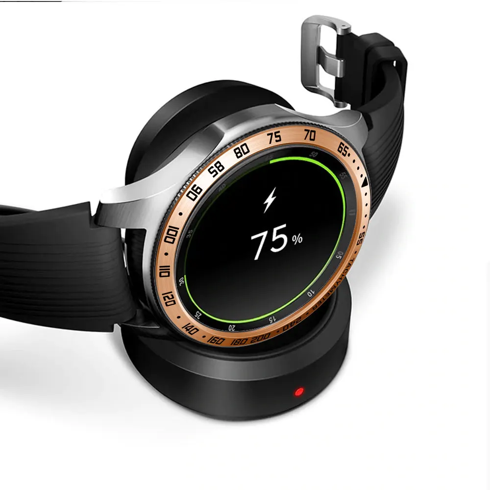 Безель кольцо для samsung Galaxy Watch 46 мм 42 мм клеющаяся крышка против царапин защита из нержавеющей стали аксессуары для gear S3