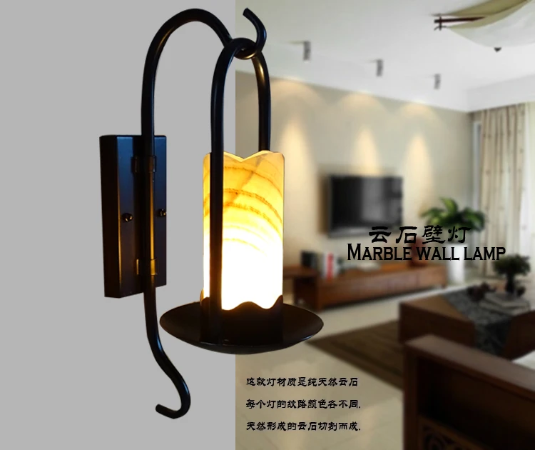 

2016 new Internet cafe room corridor creative LED balcony lamps retro rural American personality wall lamp